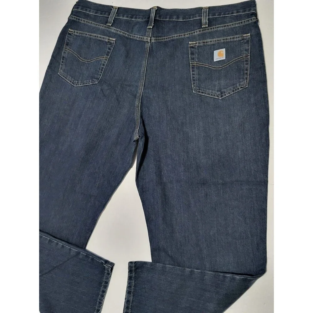 Carhartt Jeans Mens Size 46/30 Relaxed Fit 100% Cotton Blue Denim